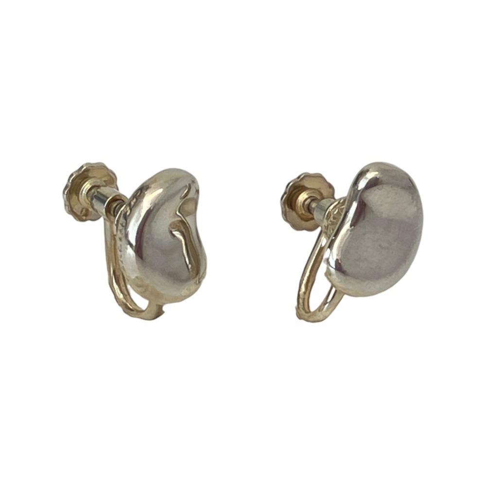 TIFFANY & CO. Silver Bean Earrings